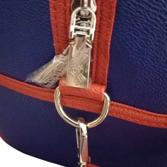 Von Dutch Original Red and Blue Rhinestones DuffleBag, NWT Hard To Find! - Picture 12 of 12